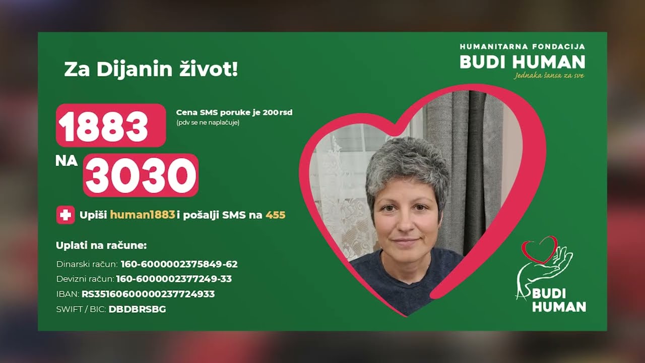 Humanitarni koncert za Dijanu Maljković iz Zrenjanina