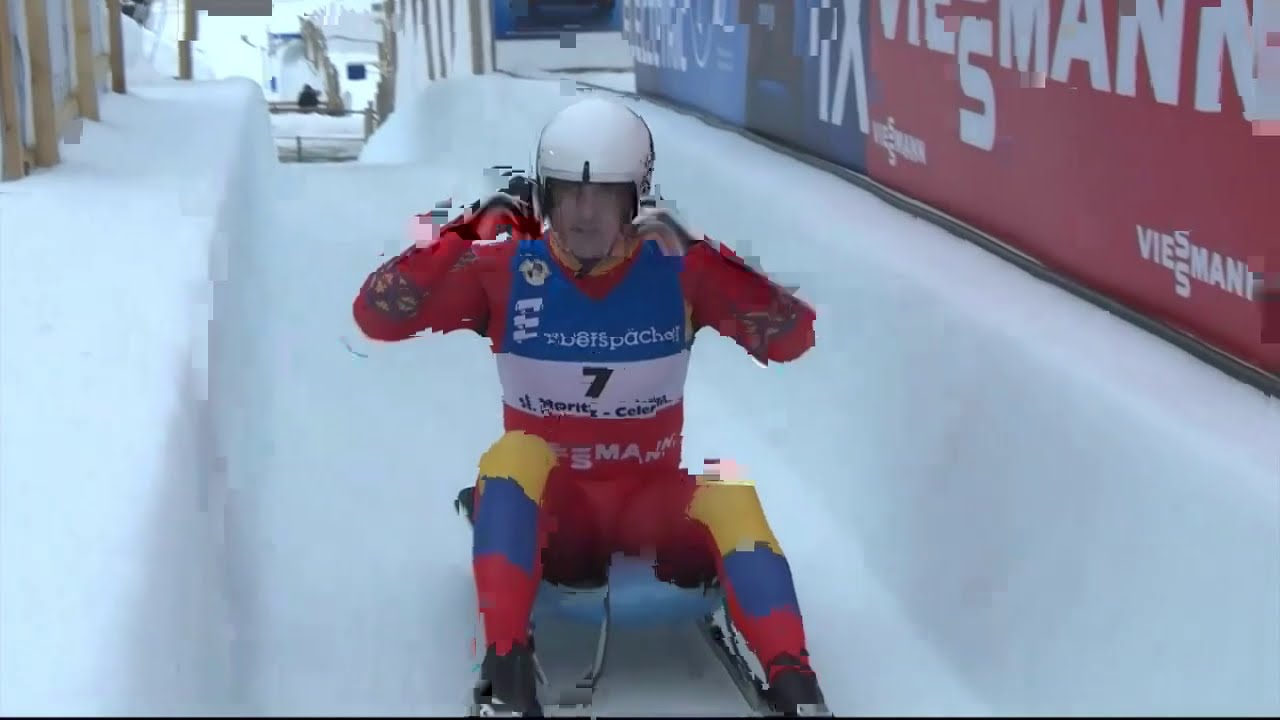 St.Moritz - Celerina Luge World Cup, Men 1st Run.
