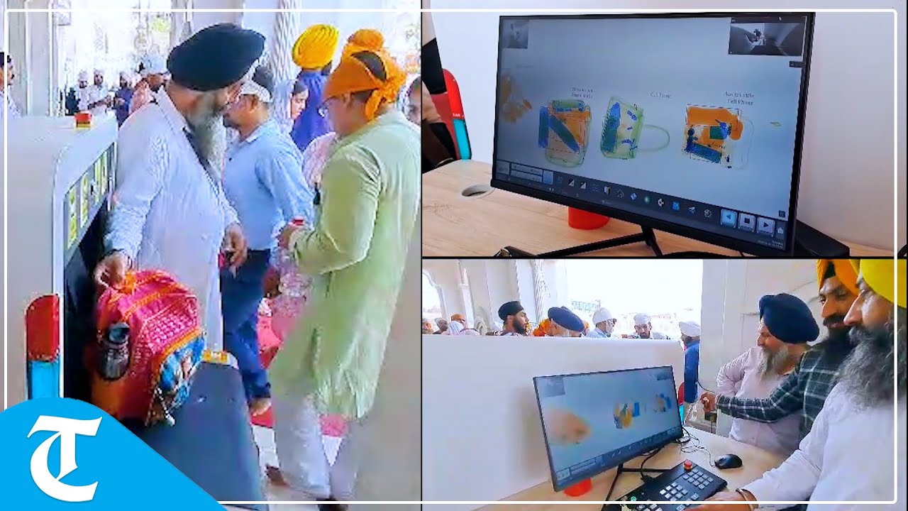 Scanners Installed at Golden Temple plaza as part of SGPC's bid to spruce up security