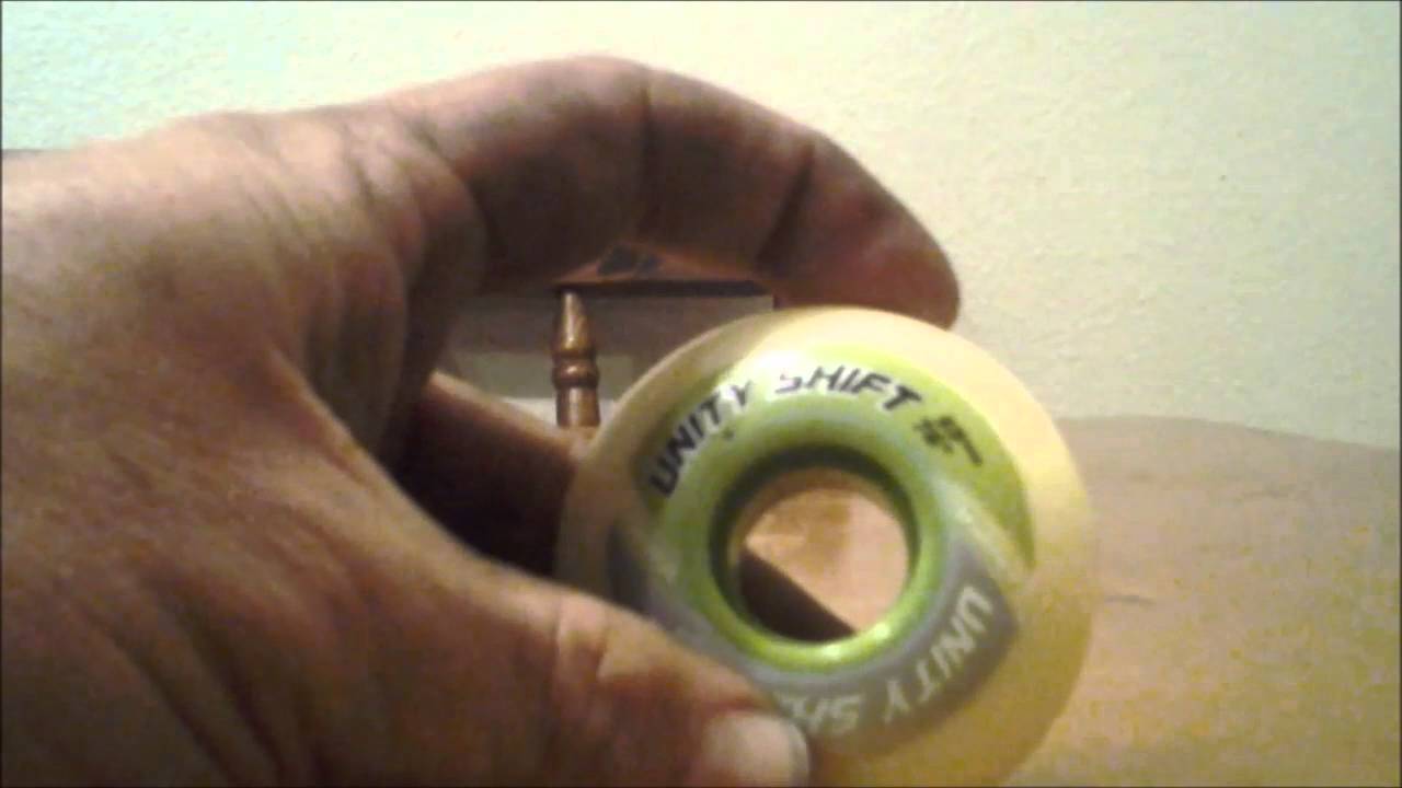 Speed profile wheels, on aggressive skates. Better speed, carves, less grinding capability