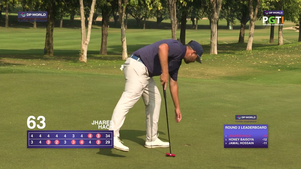 Основные моменты 2-го раунда | Чемпионат мира среди игроков DP | DP WORLD PGTI | Индийский гольф