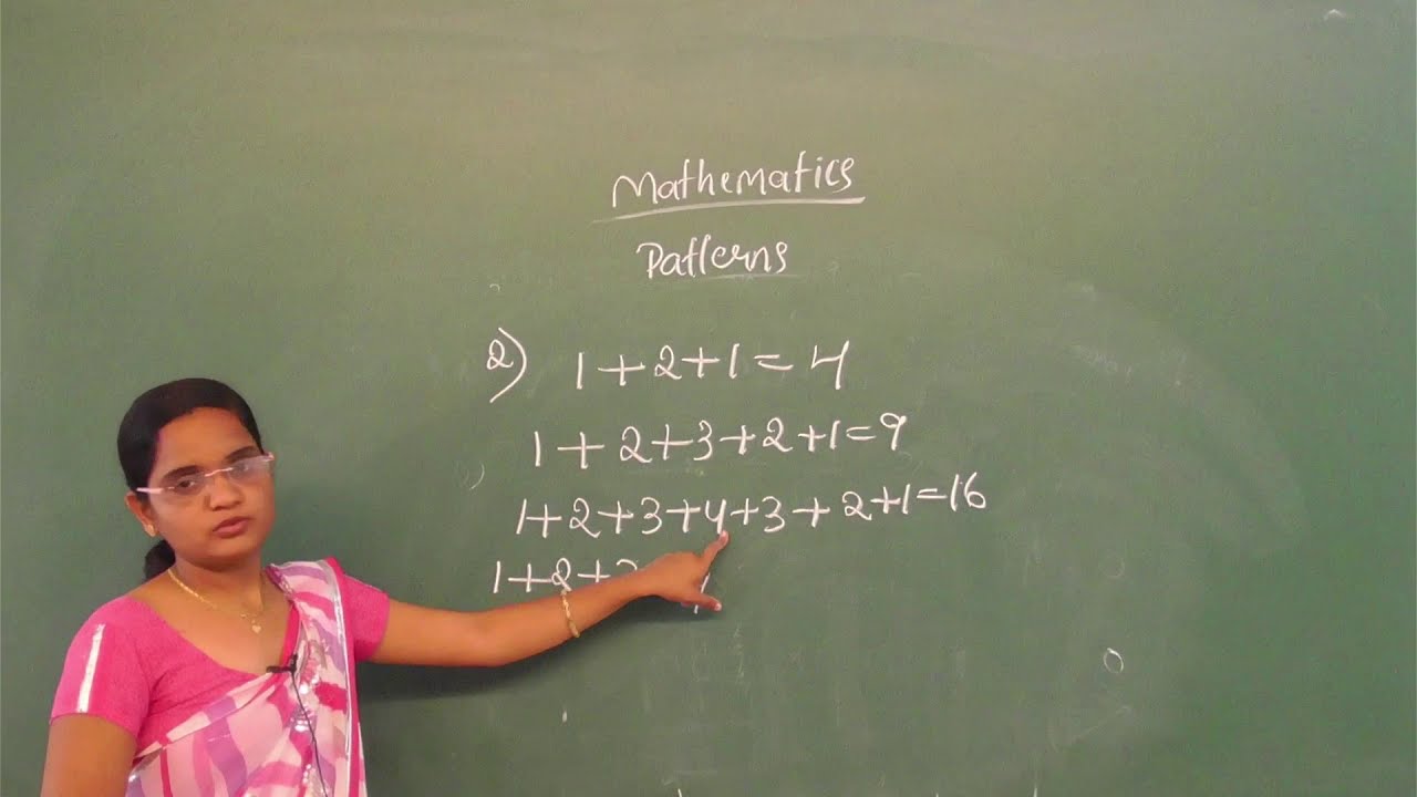 STATE 5 - MATHEMATICS - PATTERNS - PART 1