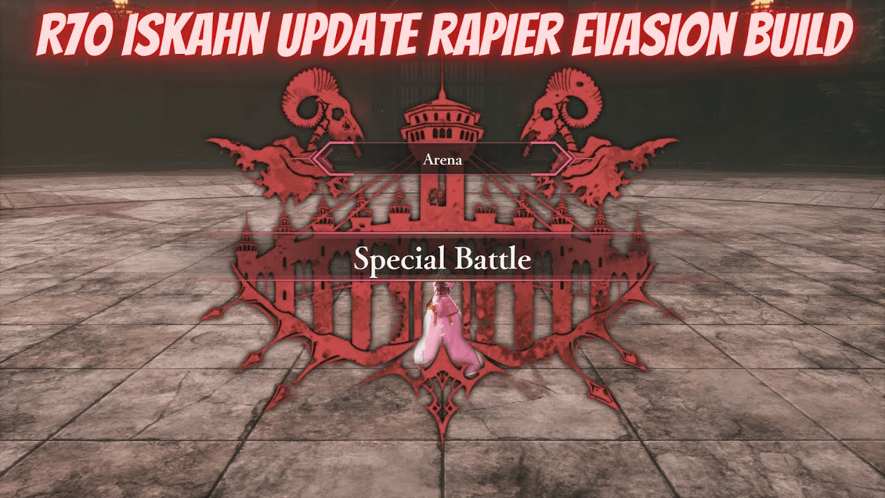 Sword Art Online Last Recollection R70 Iskahn Full Fight Updated Rapier Evasion Build