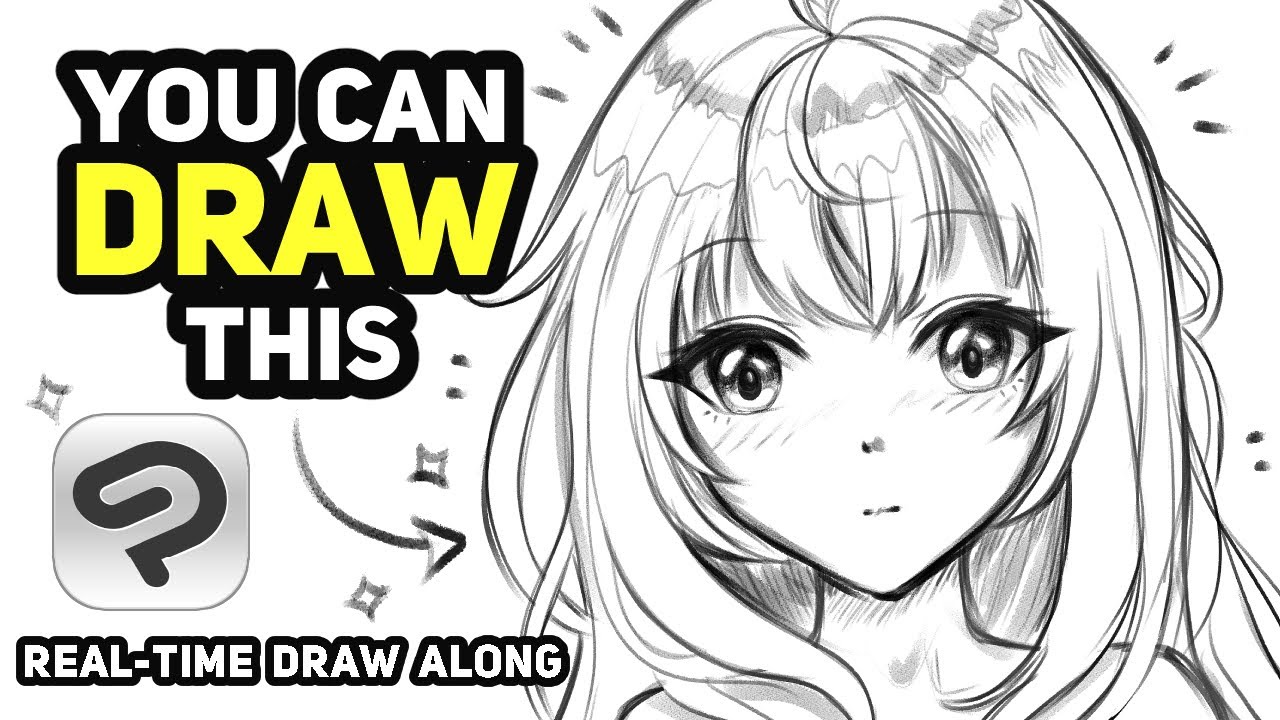 How To Draw Anime Girl | Easy to Follow Tutorial