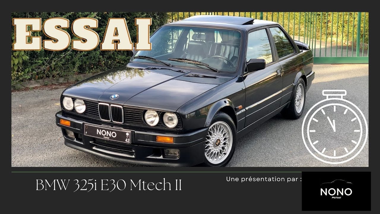 Essai presentation BMW 325i e30 Mtech II (test et review)