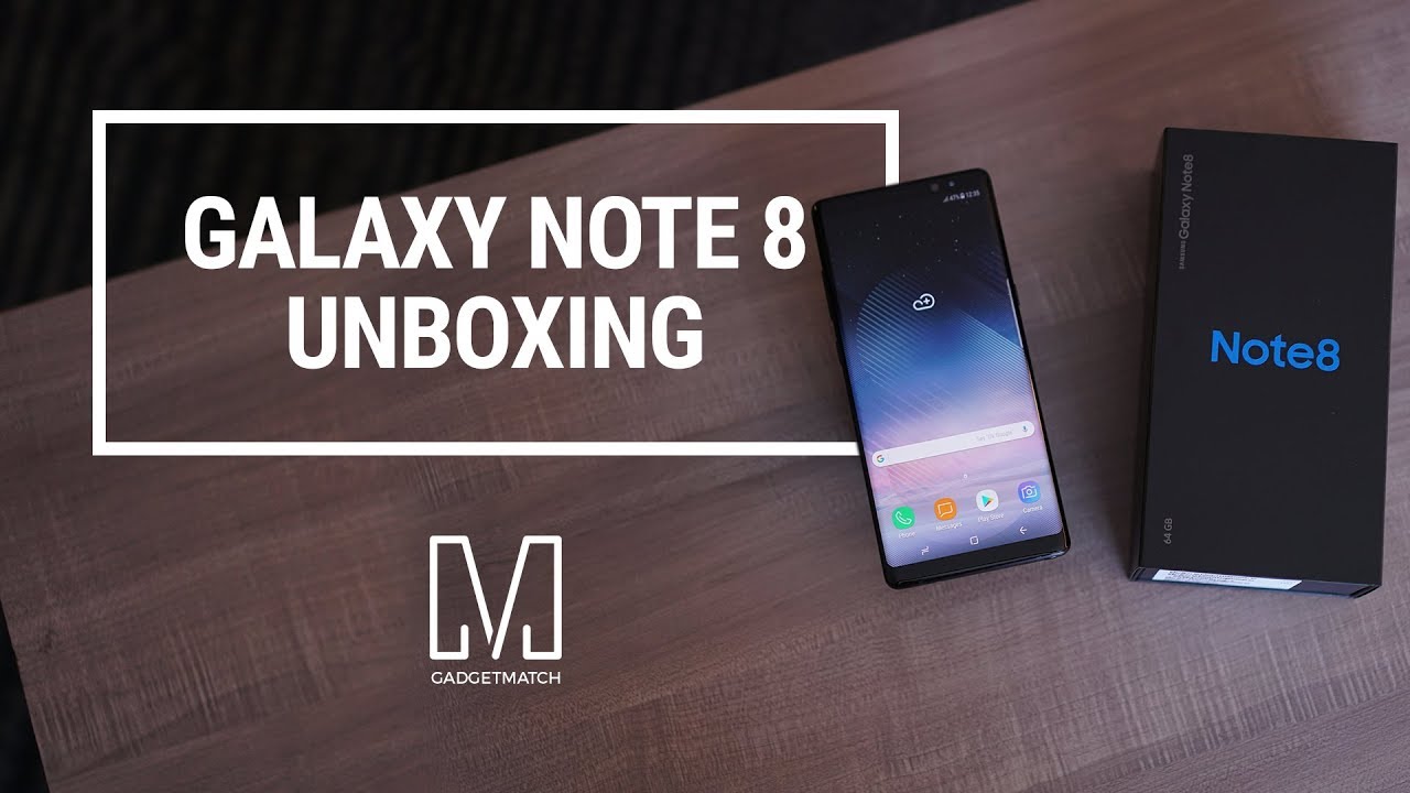 Samsung Galaxy Note 8 Unboxing (Retail Box)