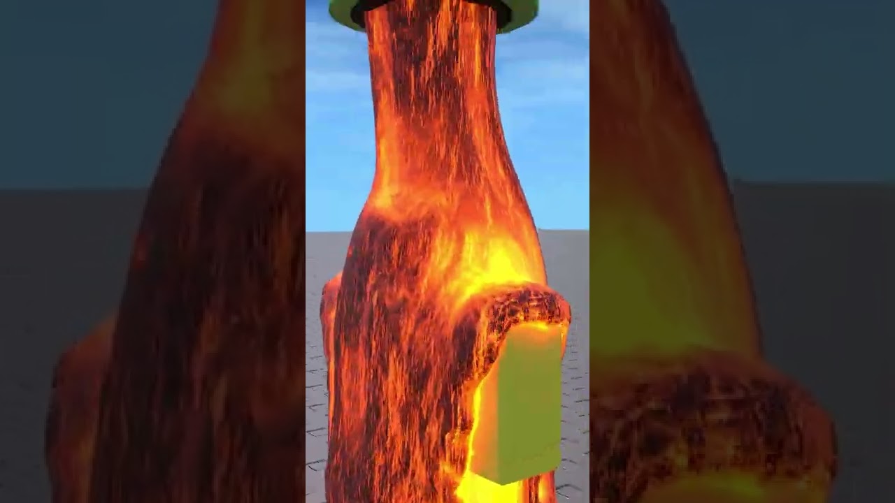 raining Lava in roblox #shorts