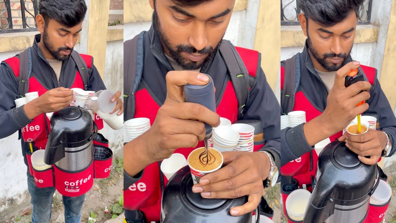 Hardworking Viral Coffee Man Video got 50 Million Views and 1 Million Like on Instagram ( Insane )