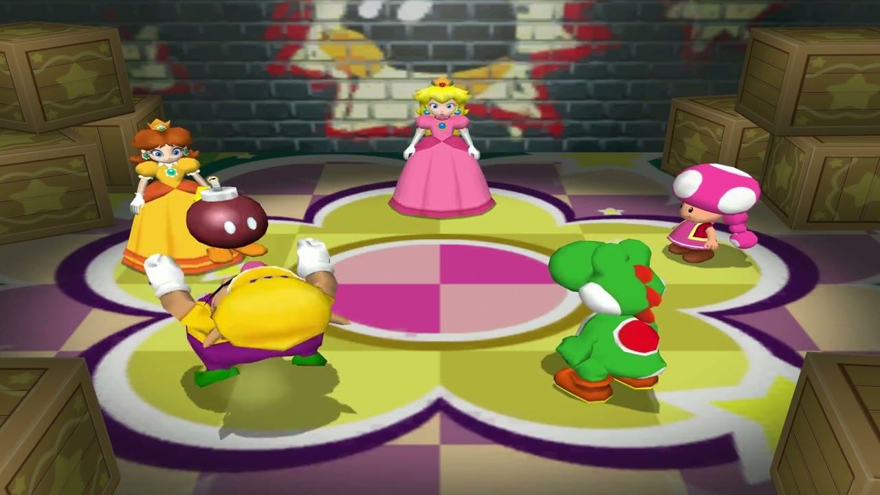 8 PLayer Battle on Windmillville - Mario Party 7 (Gamecube) 50 Turns Brutal CPU