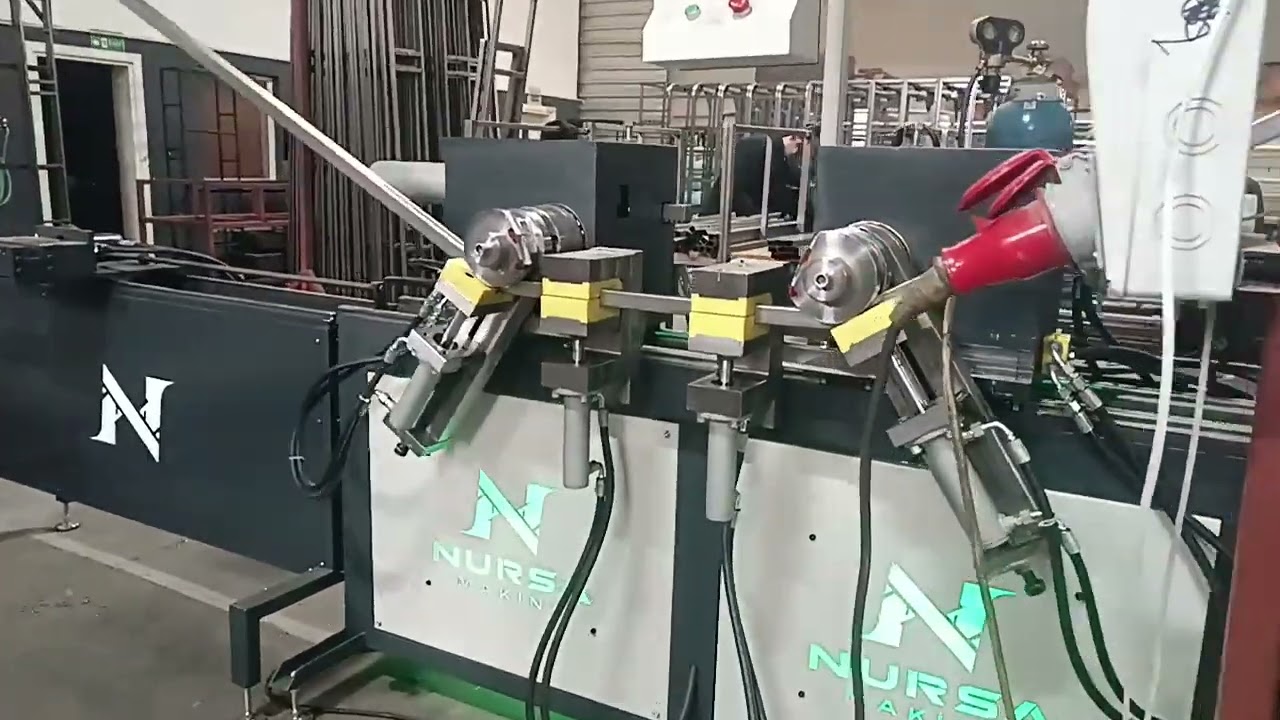 Çift Kafa büküm delik delmeli, Double Head Pipe Profile Bending Machine(Nursa Makina 0537 700 47 69)