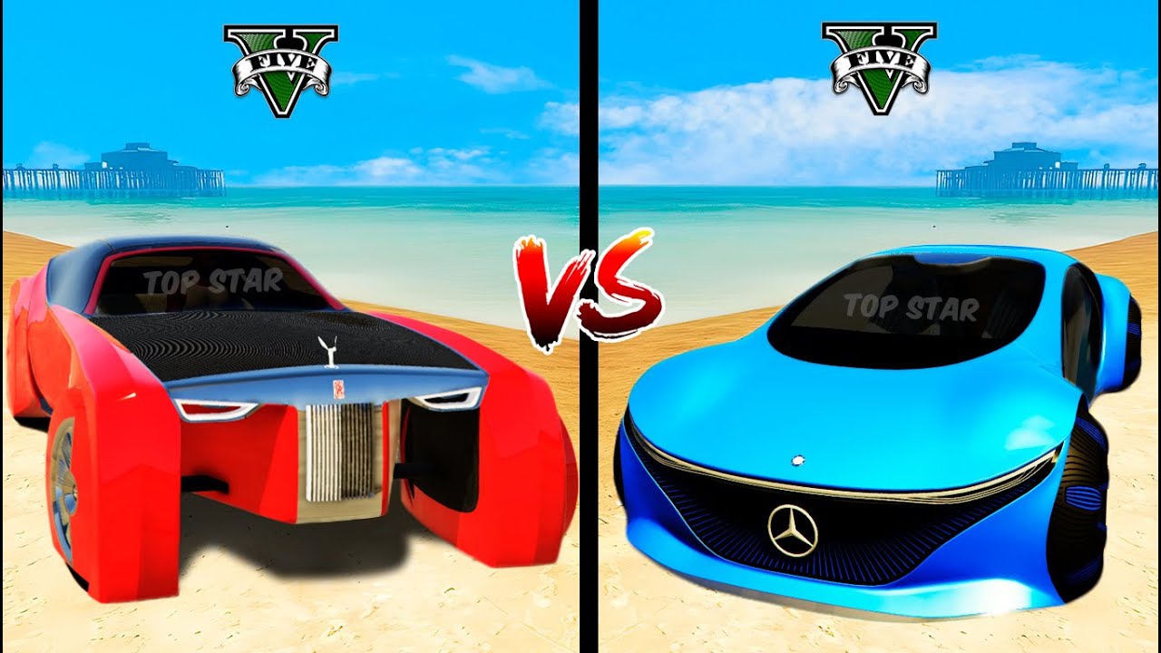 Rolls Royce 103EX vs Mercedes Vision AVTR | GTA 5