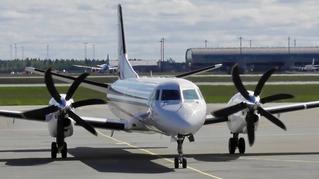 [HD] Frost Saab 2000 OY-FSB Start Up and Departure from Oslo Airport