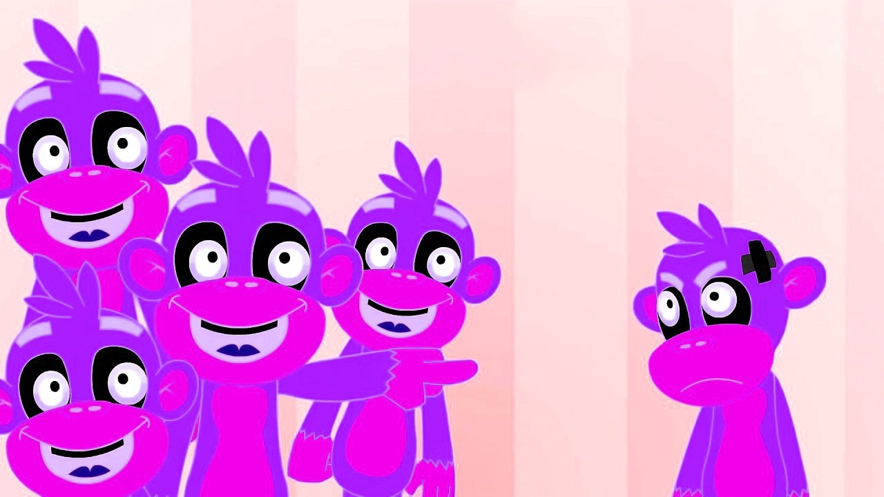 Five Little Monkeys Jumping on the Bed | Soft 2 Minute Loop Remix | Baby & Toddler Learning Song