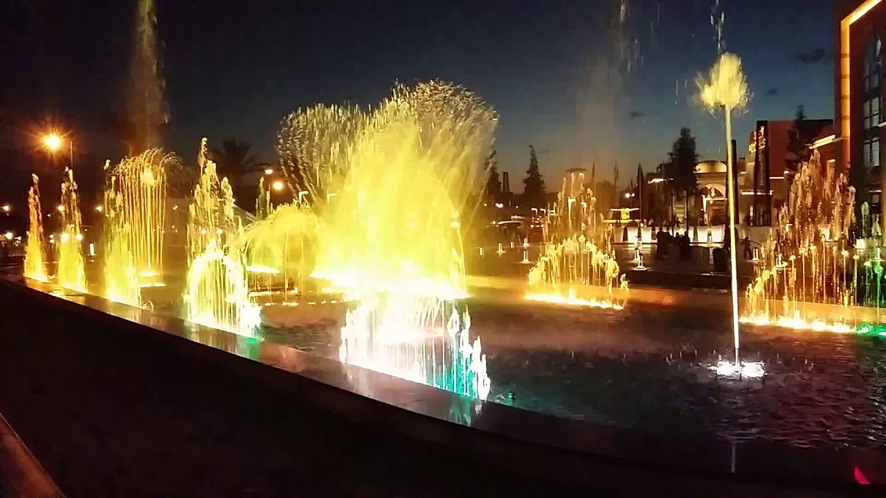 Fontaine Menara Mall Marrakech منارة مول مراكش