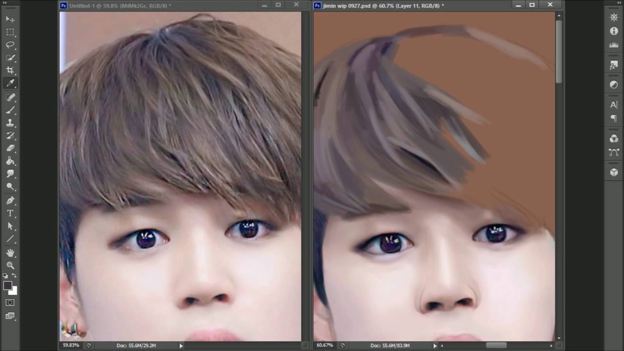 BTS Jimin Speedpaint