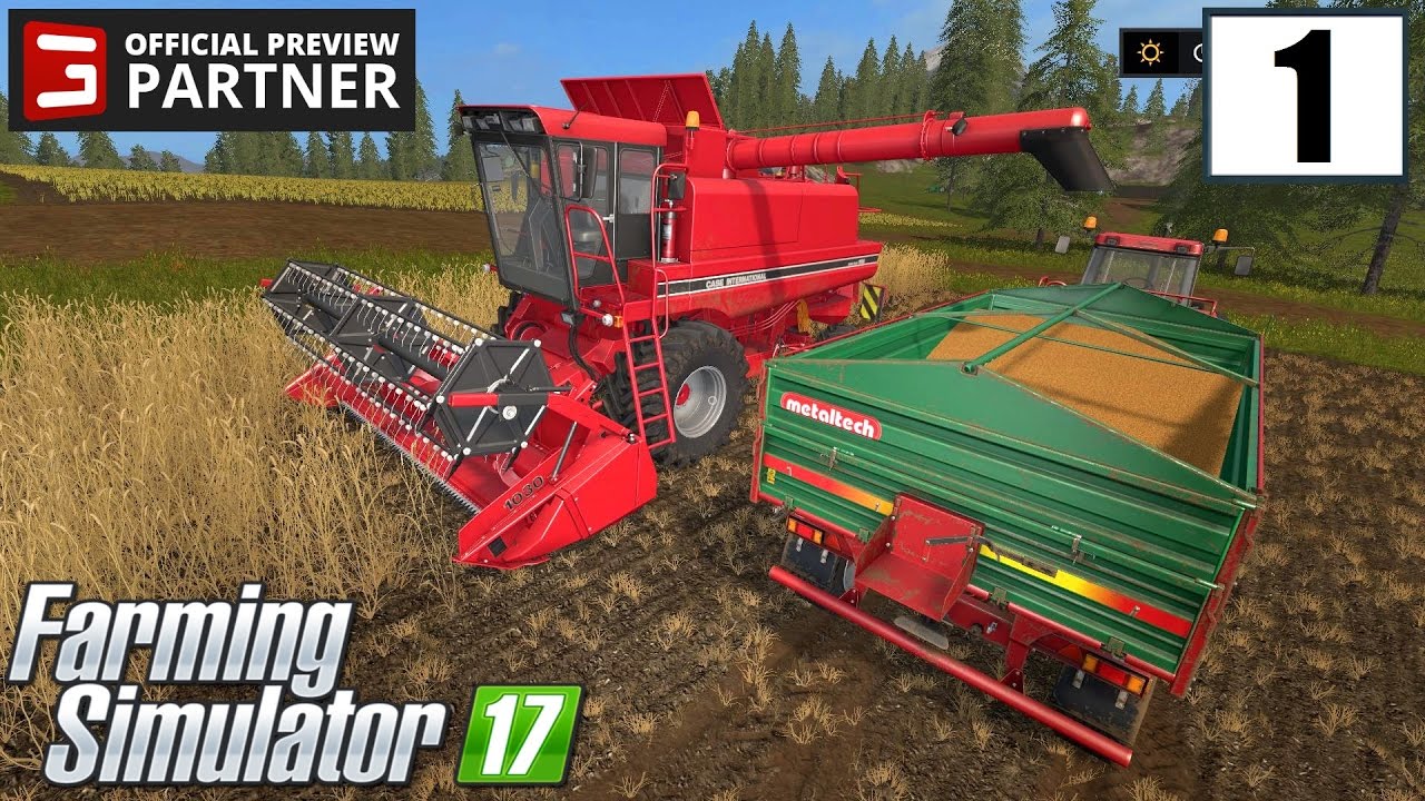 Farming Simulator 17 (#1) - Rozpoczynam żniwa | gameplay pl