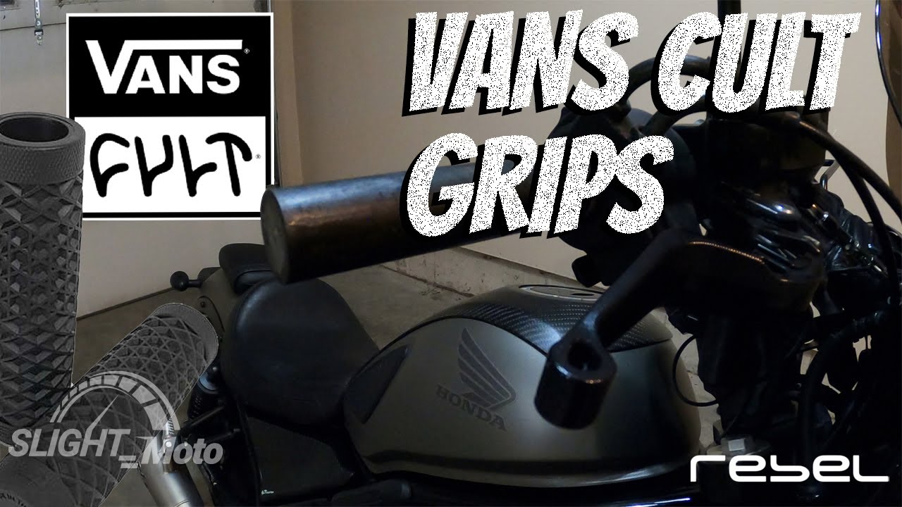 Honda Rebel — как установить ручки Vans X Cult Grips