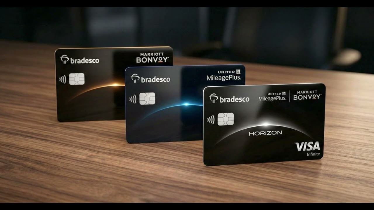 Apply for the new Bradesco United or Marriott Bonvoy cards and earn up to 40,000 bonus points
