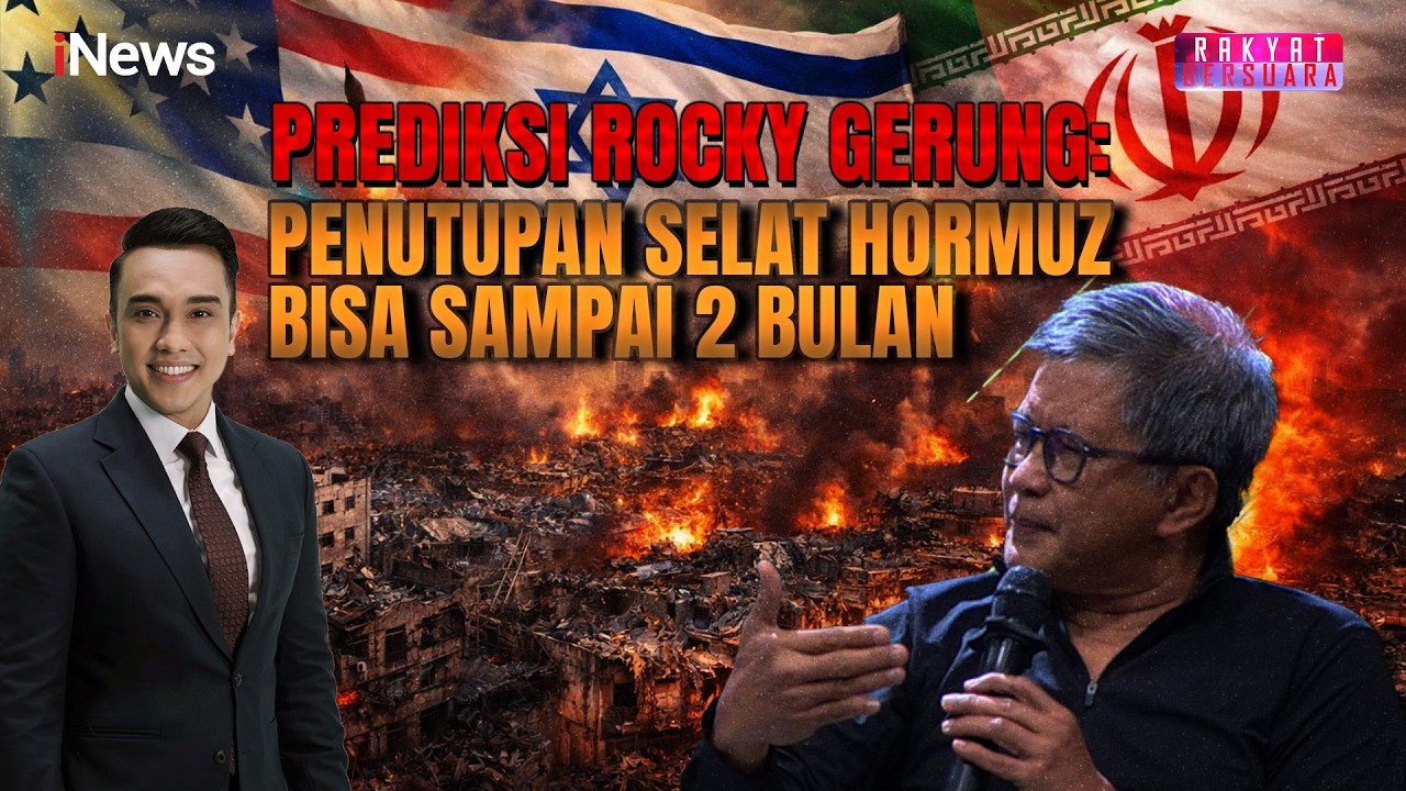 Imbas Perang AS Vs Iran, Rocky Gerung Prediksi Penutupan Selat Hormuz Bisa Sampai 2 Bulan | Rakber