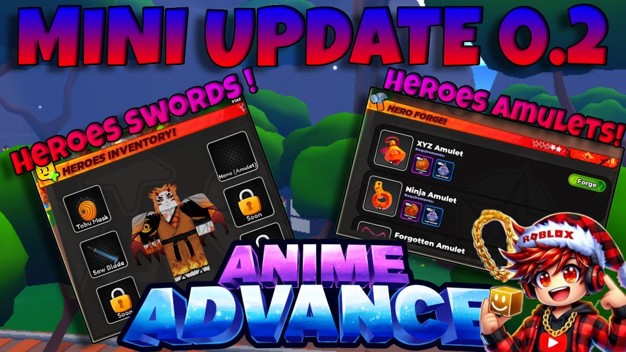 🔥Anime Advance — Мини-обновление 0.2 ИЗМЕНИЛО ВСЁ… НОВЫЙ Hero Forge + QoL! ⚔️💥