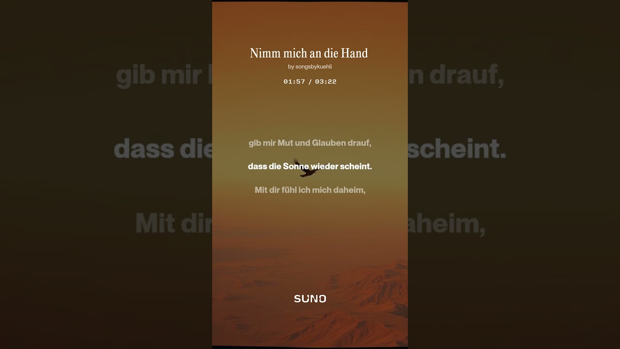 Nimm mich an die Hand