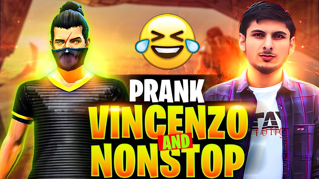 Vincenzo & Nonstop Gaming Prank In Pakistan Server😆, Free Fire