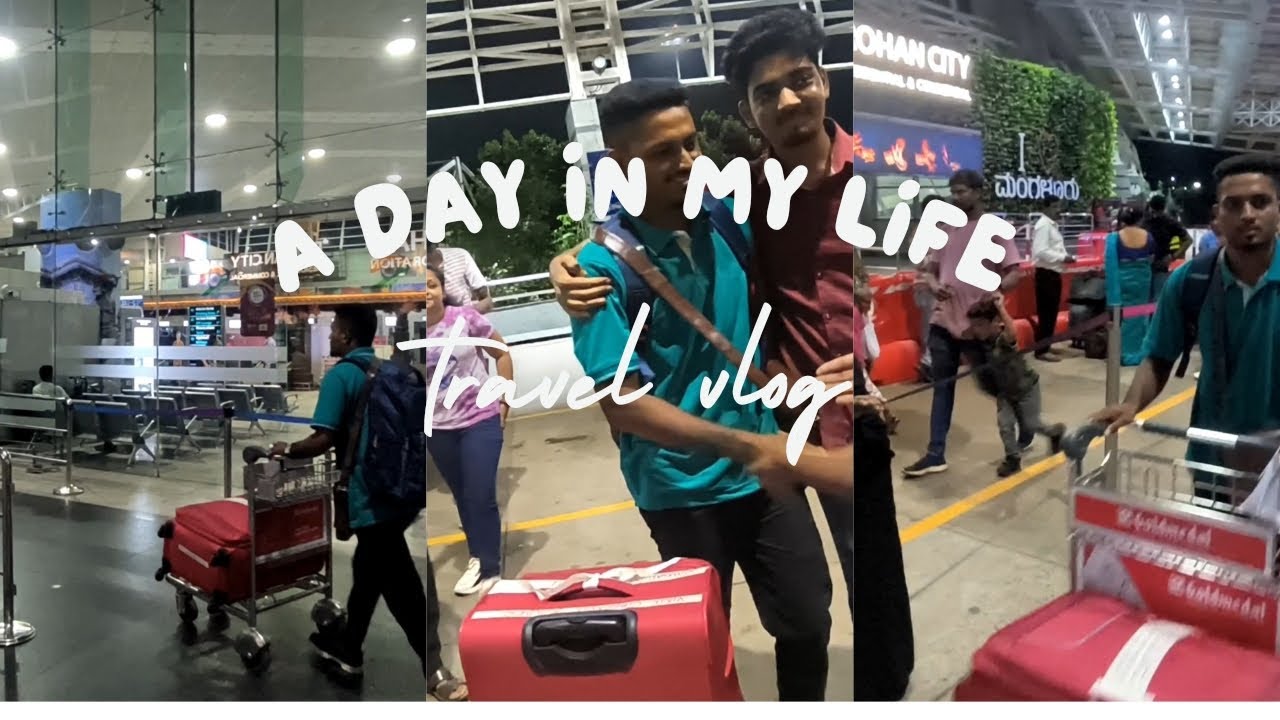 Manglore Airport||My friend is leaving||Bit emotional||Kannada Vlog|| #kannada #manglore #vlog