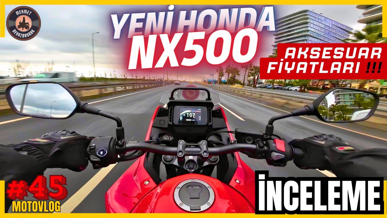 Honda NX500 Detaylı İnceleme : Performans, Konfor ve Tüm Aksesuarlar!