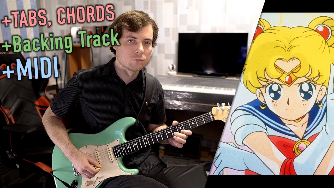 Sailor Moon OST - Moonlight Densetsu ROCK COVER GUITAR INSTRUMENTAL