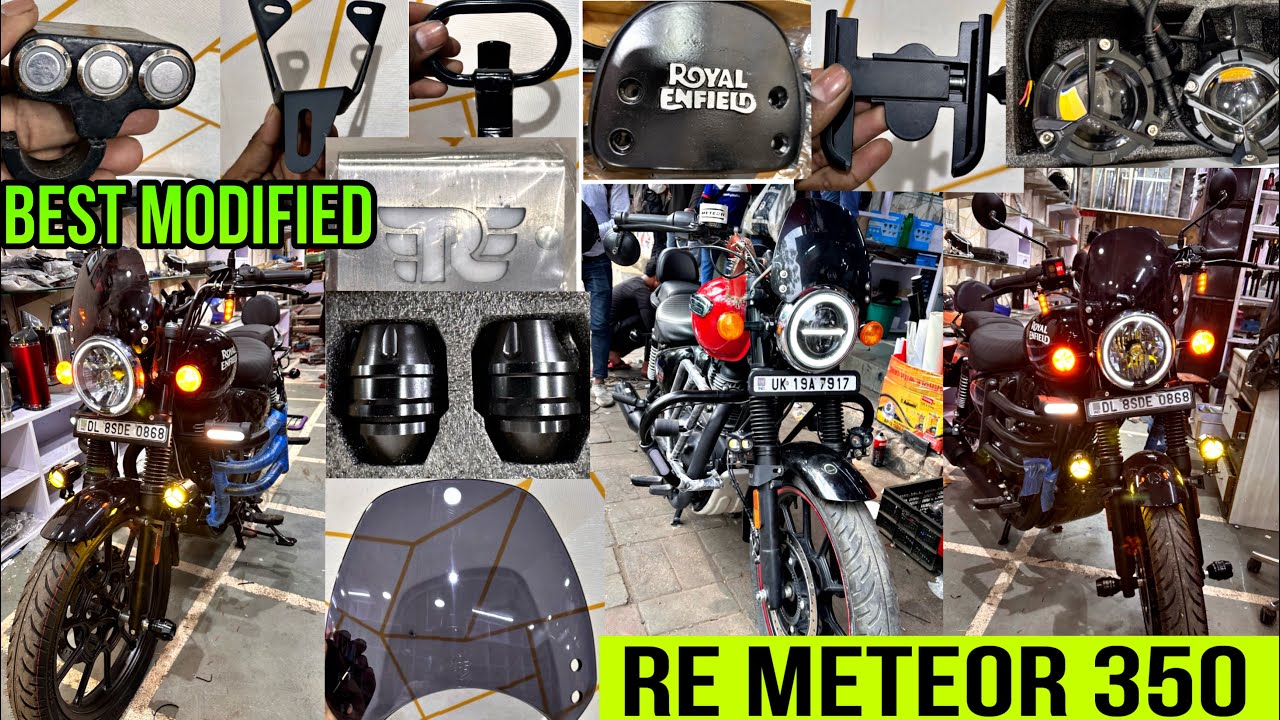 meteor 350 modified exhaust | royal Enfield meteor 350 modified | meteor 350 new model 2023
