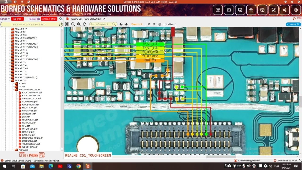 Realme C51/C61 Touch Digram Hardware Solution | Realme C61 Touch Digram Sechematic Digram | No touch