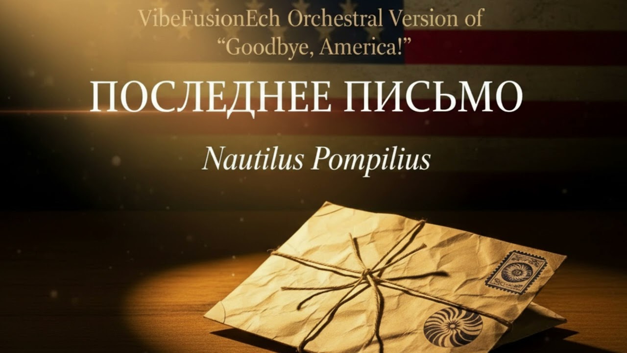 Наутилус Помпилиус - Последнее письмо (VibeFusionEcho Orchestral Version Гудбай, Америка)