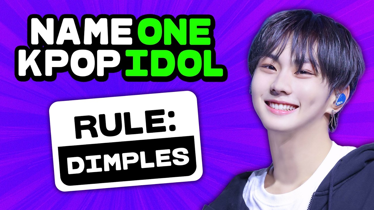 NAME A KPOP IDOL ✨ Random Rules Challenge | Kpop Quiz