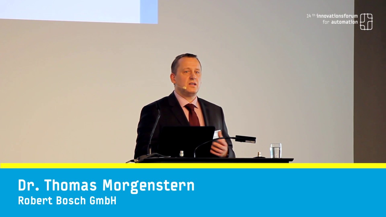 14th innovationsforum for automation - Dr. Thomas Morgenstern
