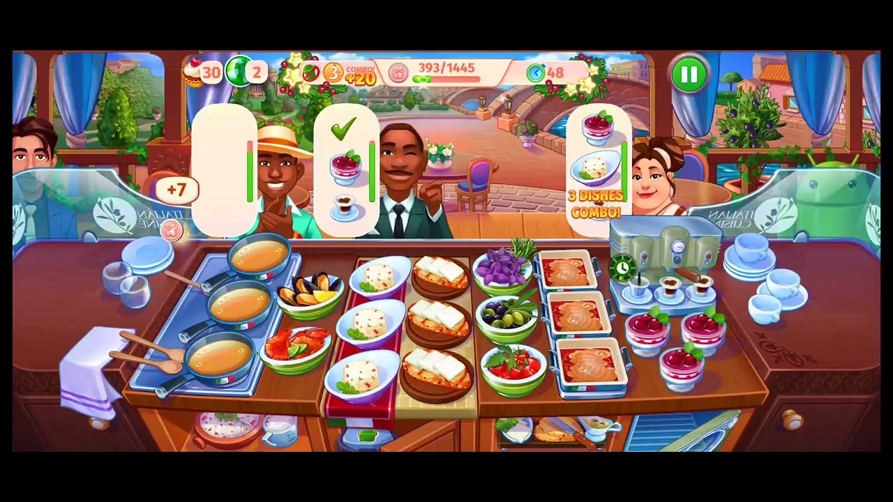 Cooking Craze Rome levels 76 to 80 / How to maximize your earnings and win every level 
