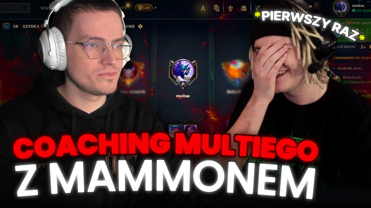 COACHING YOUNG MULTI w LEAGUE OF LEGENDS!🔥 *pierwszy raz*