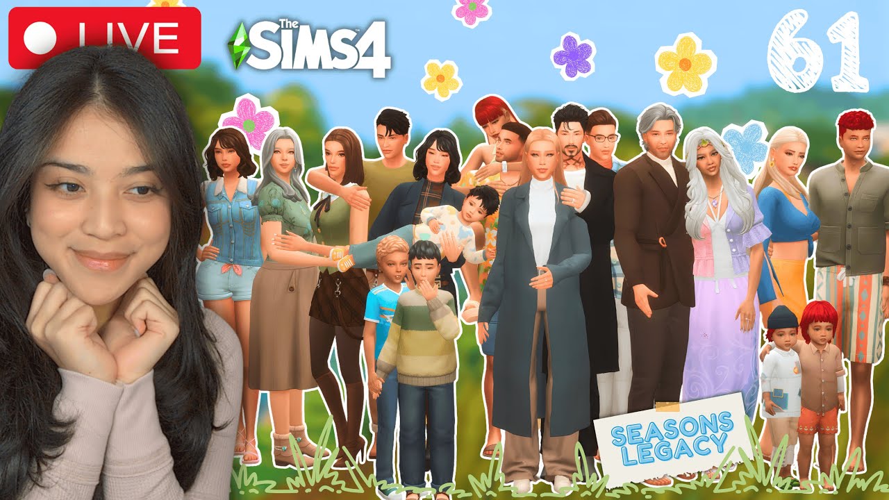 THE END OF A SEASON *Seasons Legacy* - The Sims 4 (LIVE)