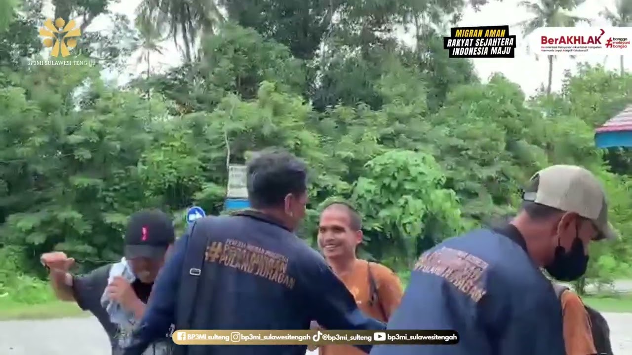WARTA BP3MI SULTENG - Fasilitasi Pemulangan PMI asal Tolitoli, Tojo Unauna & Donggala dari Malaysia