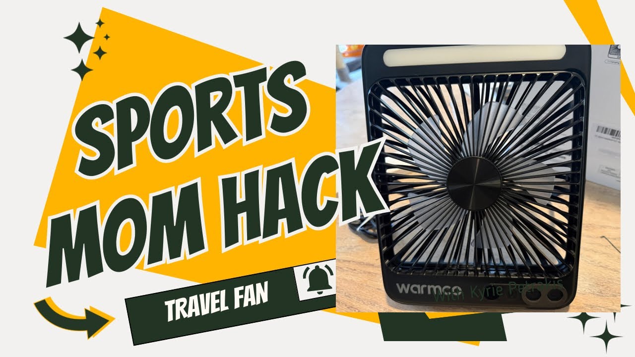This Battery Fan Saved Us at Soccer Tournaments, Hotels & Cruising🔋🌬️