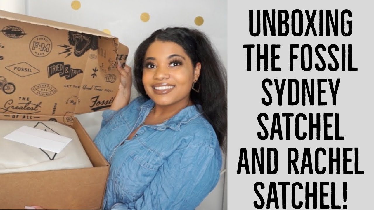 Unboxing The Fossil Sydney Satchel And Rachel Satchel!