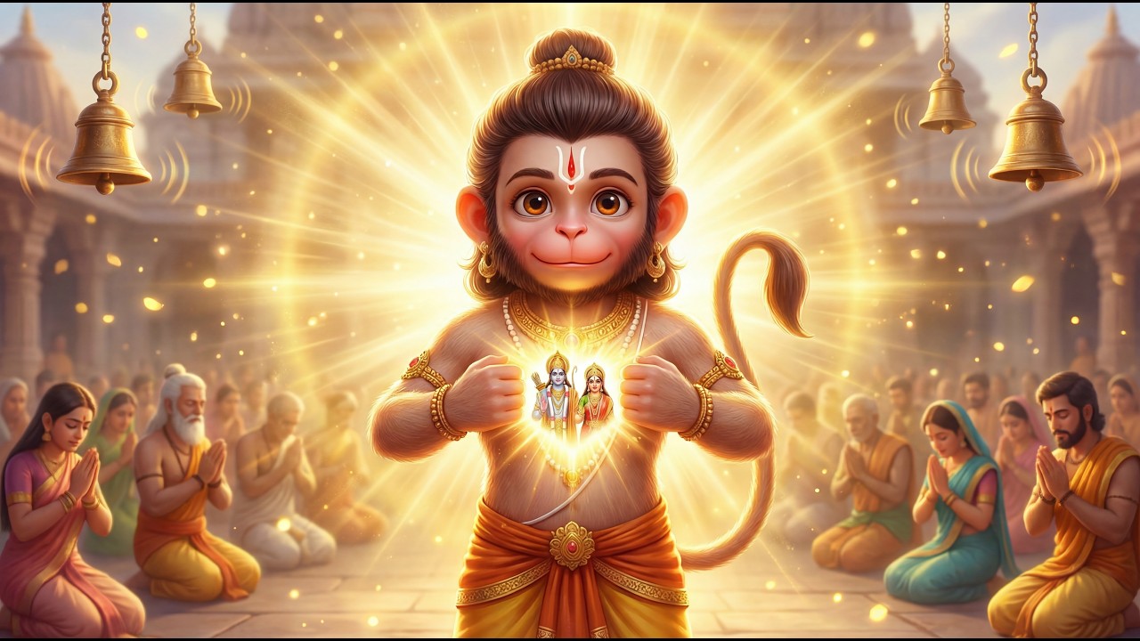 Shree Hanuman Chalisa Bhajan - Kids Version