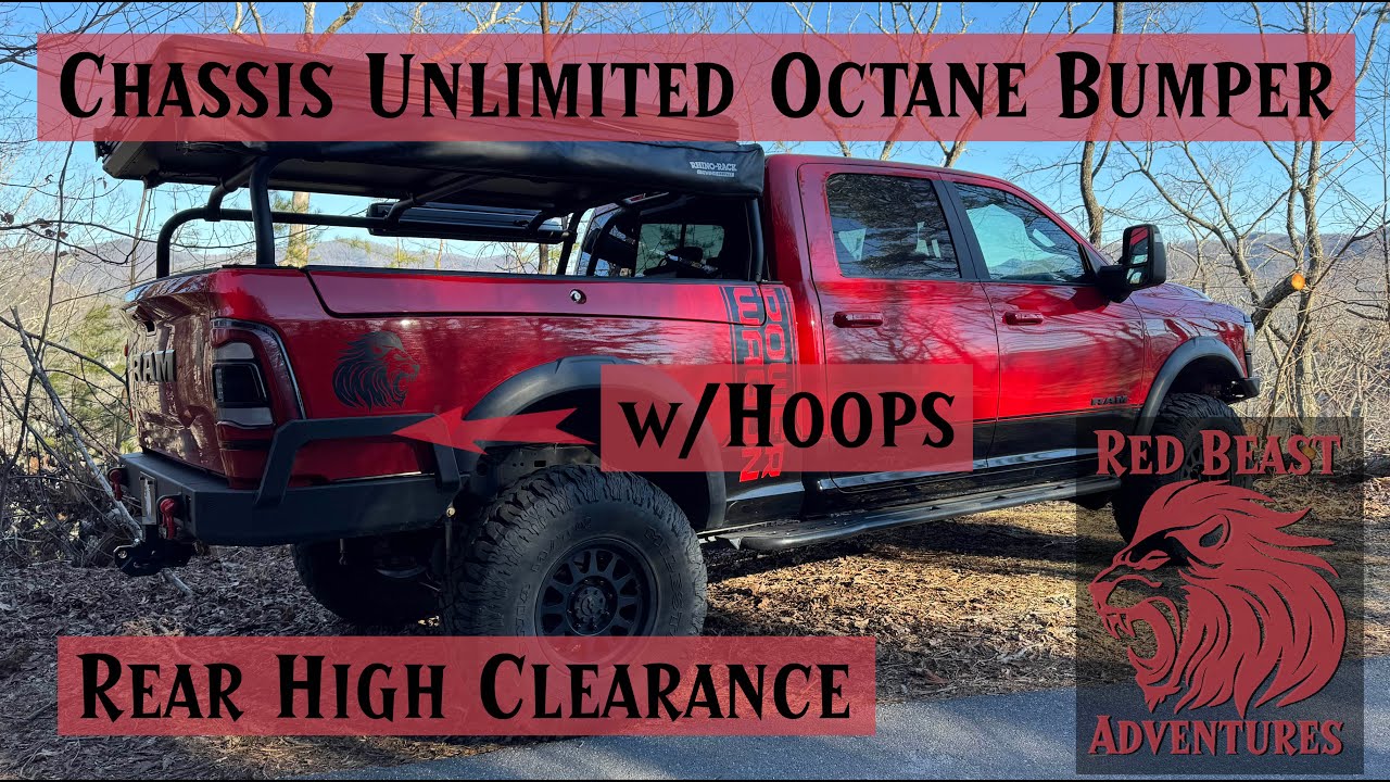 Chassis Unlimited Octane Rear Bumper with Hoops