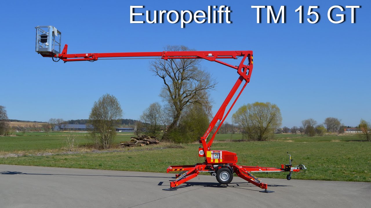 Europelift TM15GT  Anhänger-Arbeitsbühne