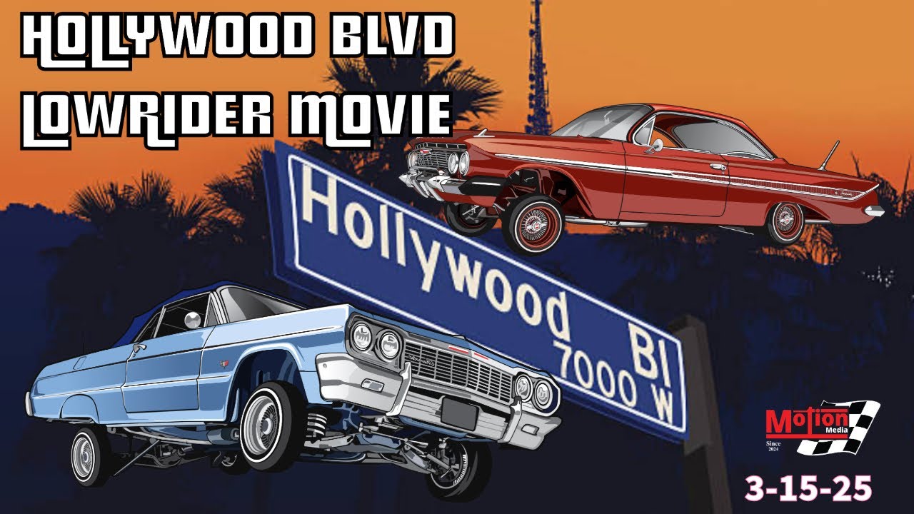 Hollywood Blvd Lowrider Cruise Night | A Real Life Movie