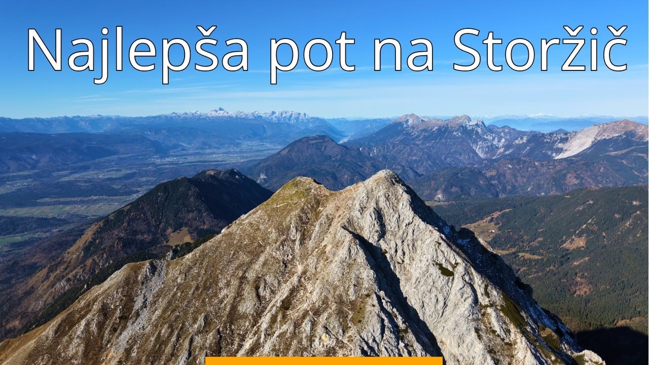 Storžič od koče pod Storžičem | krožna pot | ⬆️ Čez Psico ⬇️ Škarjav rob