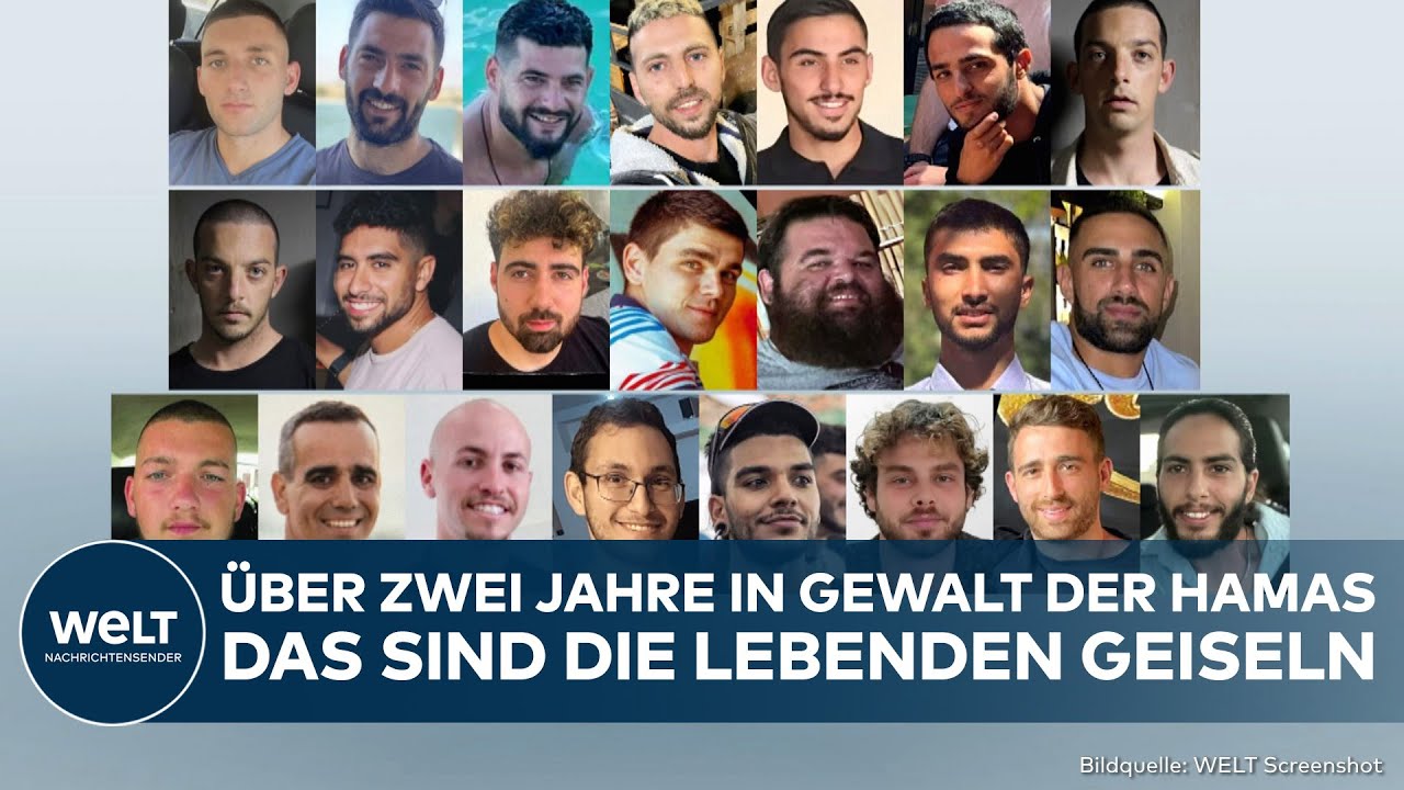 ISRAEL: &Uuml;ber zwei Jahre in Gewalt der Hamas! Diese 20 Geiseln haben den Krieg in Gaza &uuml;berlebt