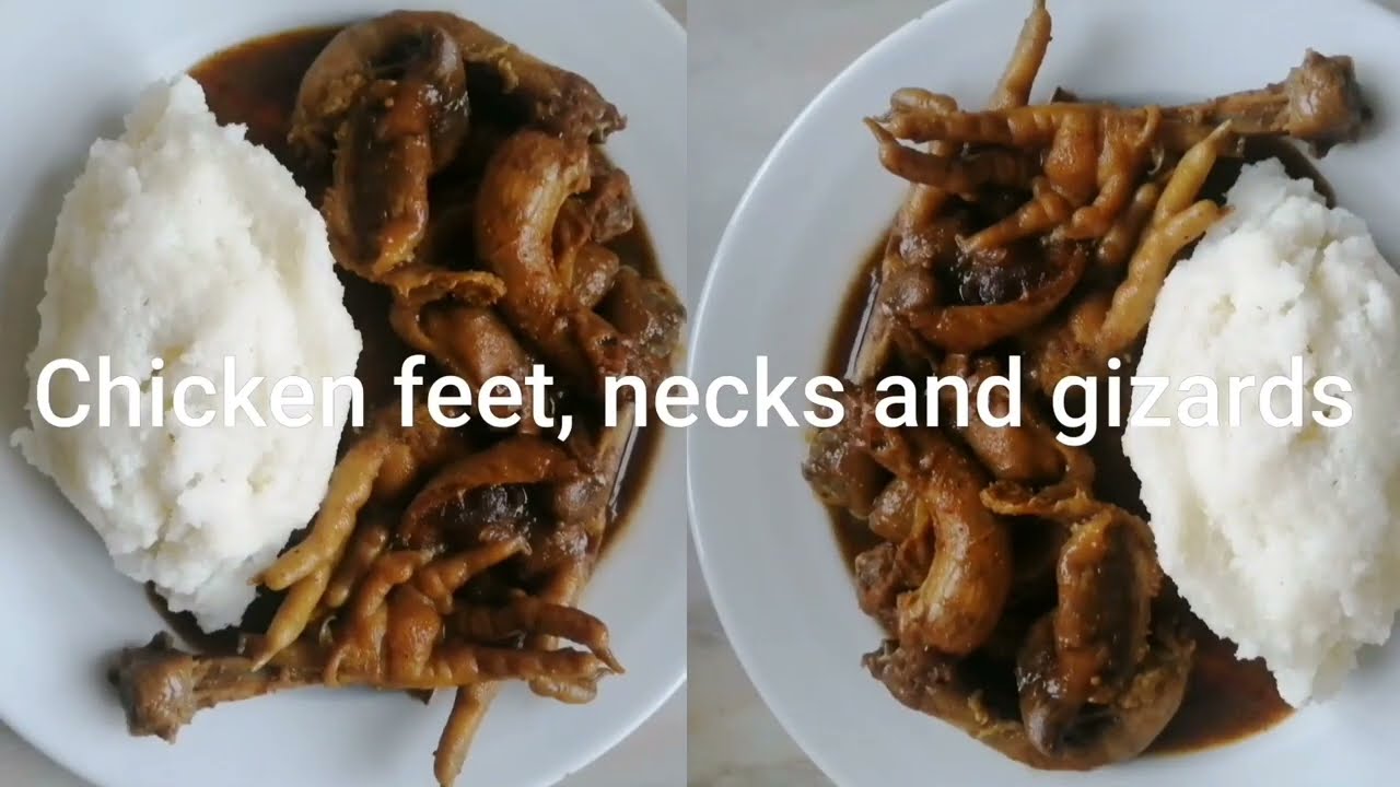 How to cook Chicken feet, gizzards and necks | Easy Recipe