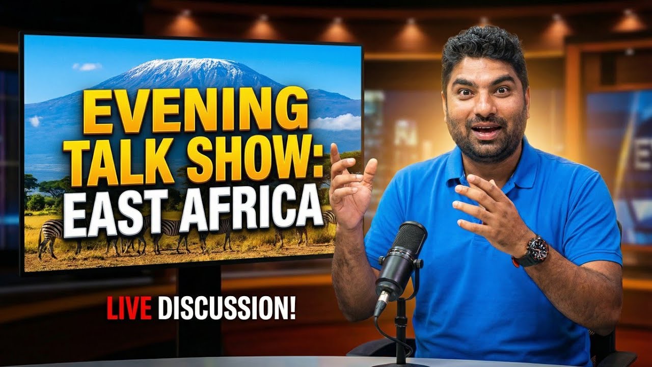 Evening talk show about east africa something missing in Nairobi to go back 