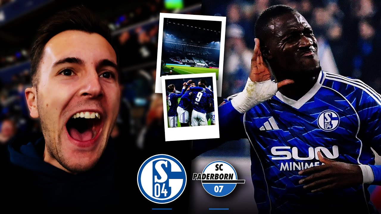 SCHALKE vs PADERBORN Stadion Vlog 🔥 LASME wird zum Fußballgott! SPITZENREITER!