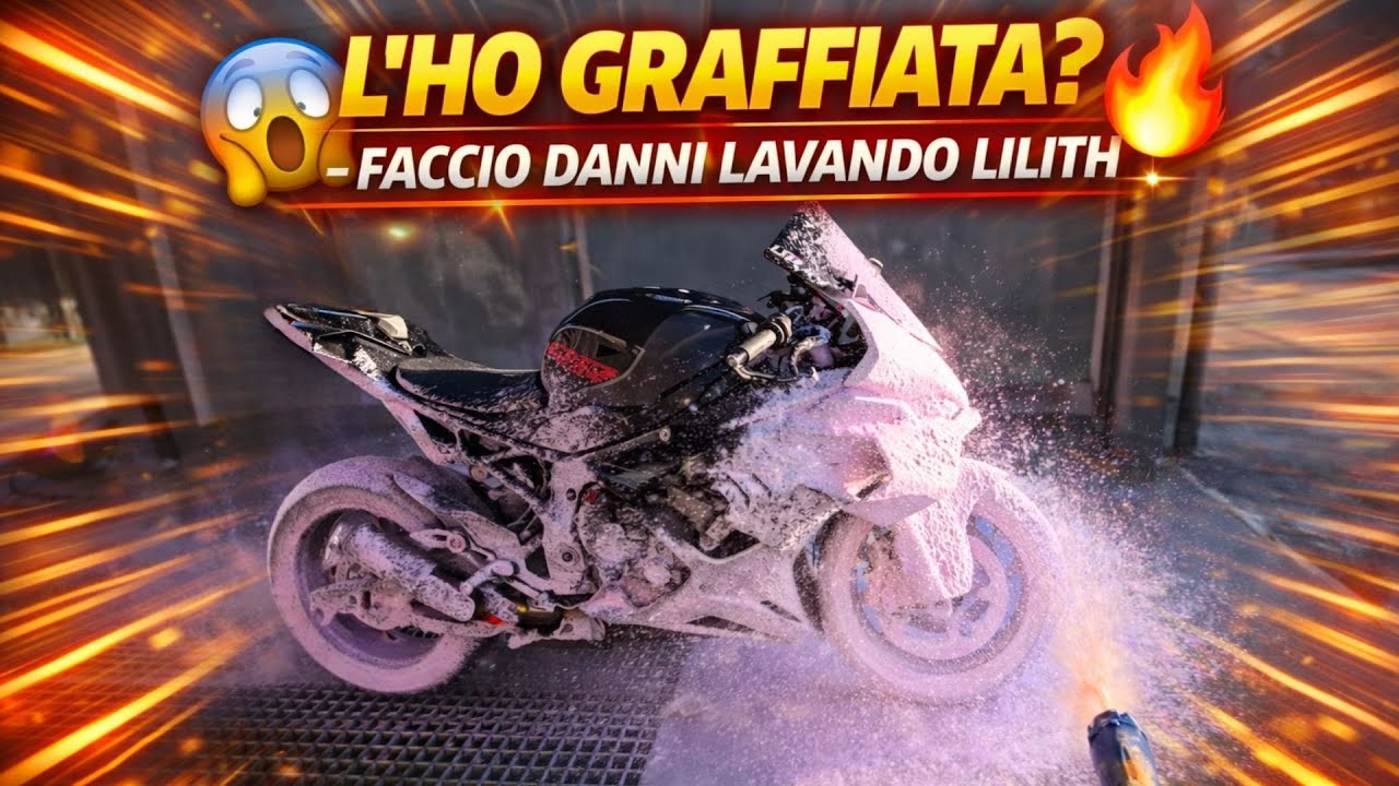HO FATTO UN DANNO MENTRE LAVAVO LA MOTO  + spoiler nuovo progetto